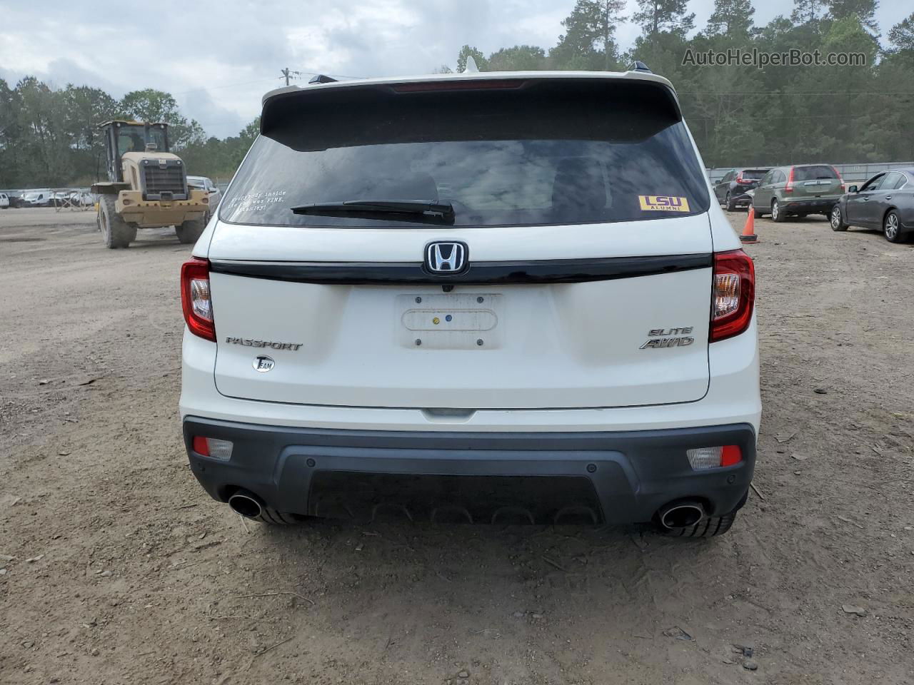 2019 Honda Passport Elite Белый vin: 5FNYF8H01KB005393