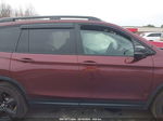 2019 Honda Passport Elite Maroon vin: 5FNYF8H01KB010156