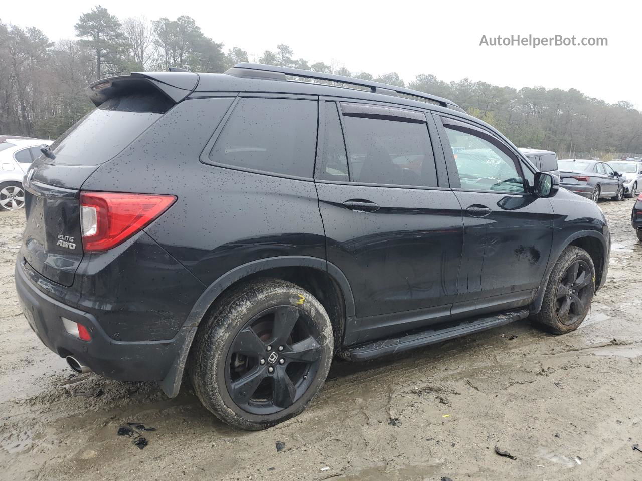 2019 Honda Passport Elite Black vin: 5FNYF8H02KB002177