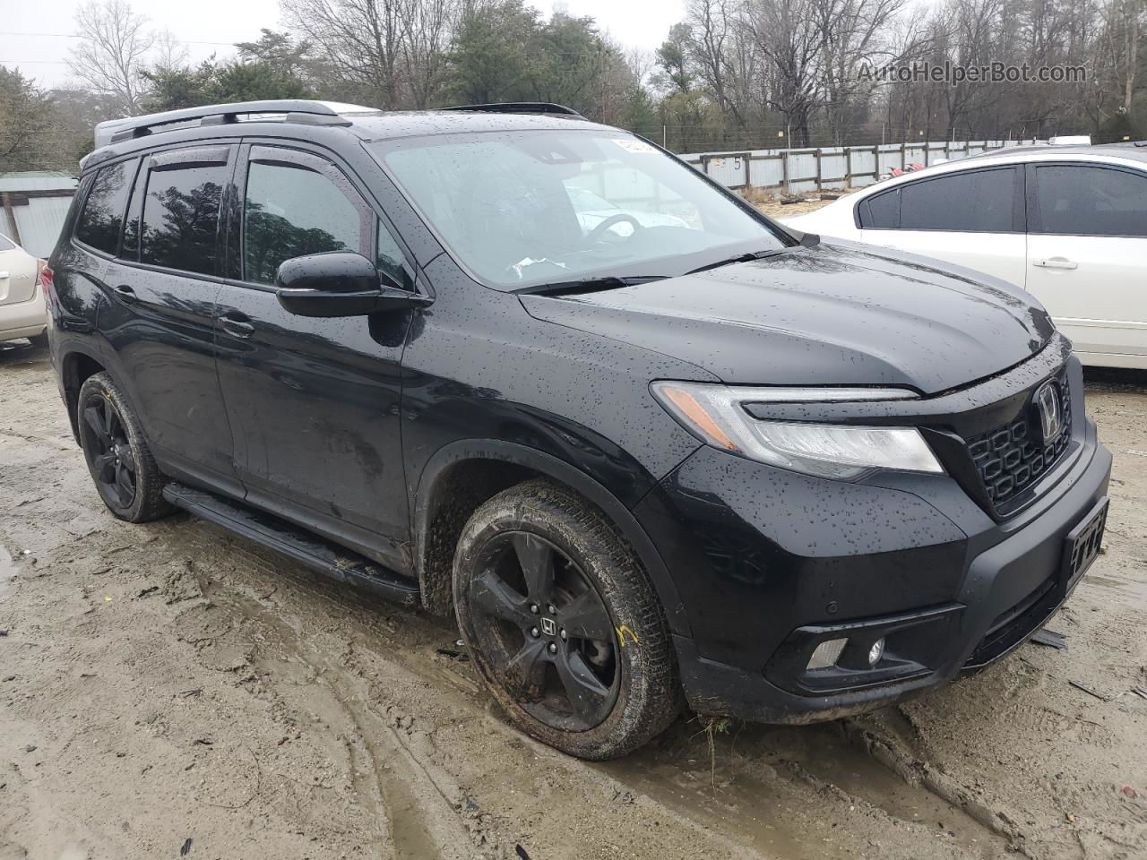 2019 Honda Passport Elite Black vin: 5FNYF8H02KB002177