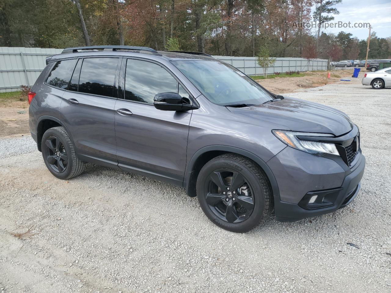 2019 Honda Passport Elite Угольный vin: 5FNYF8H02KB007282