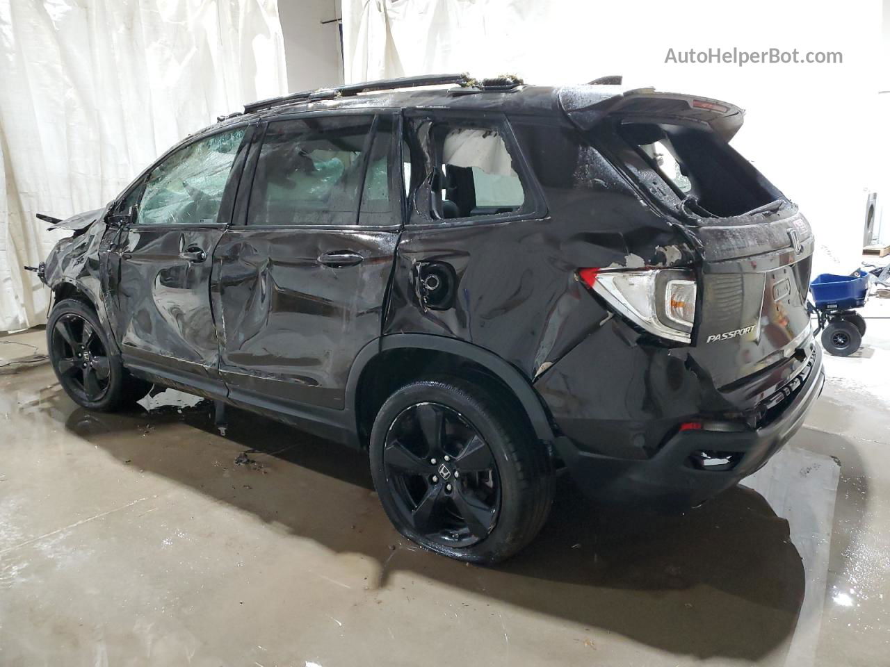 2019 Honda Passport Elite Black vin: 5FNYF8H03KB002706