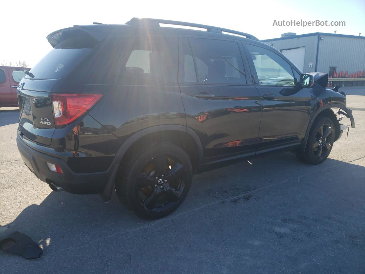 2019 Honda Passport Elite Black vin: 5FNYF8H03KB016783