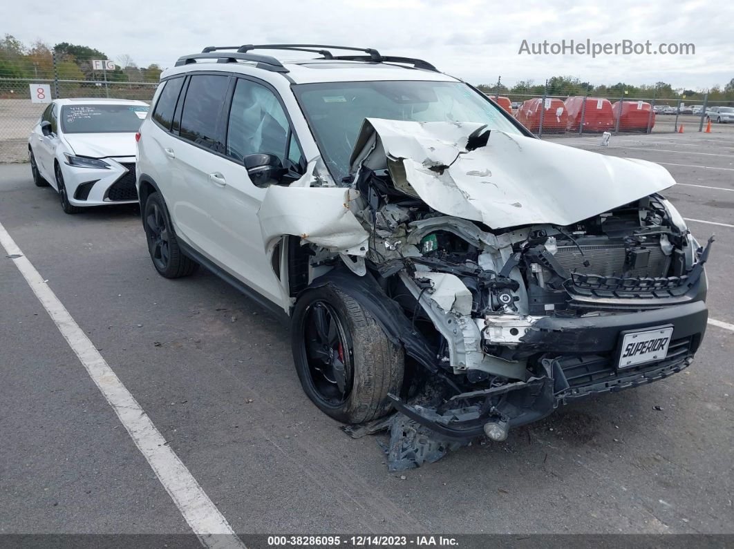 2019 Honda Passport Elite White vin: 5FNYF8H04KB001032