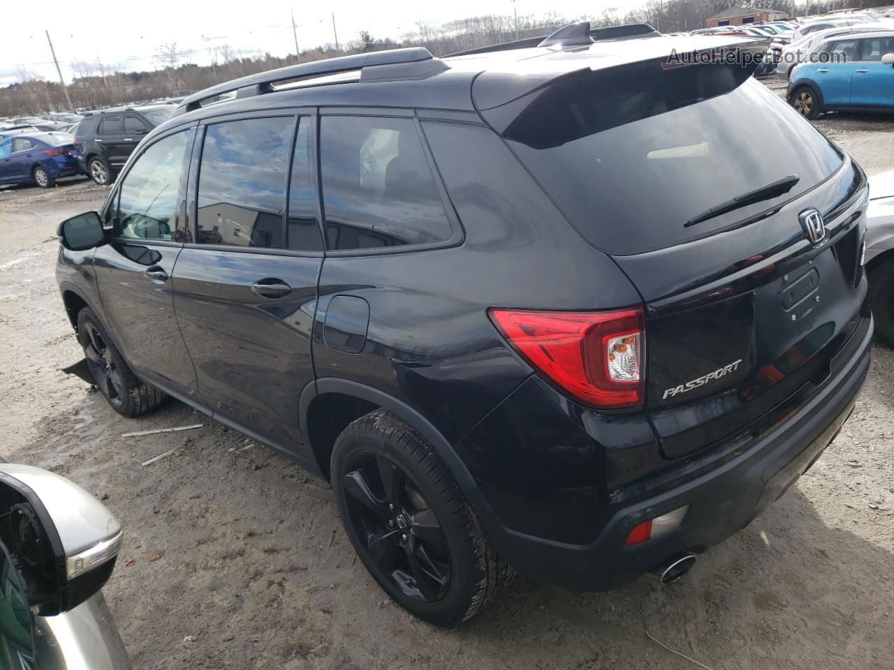 2019 Honda Passport Elite Black vin: 5FNYF8H05KB002173