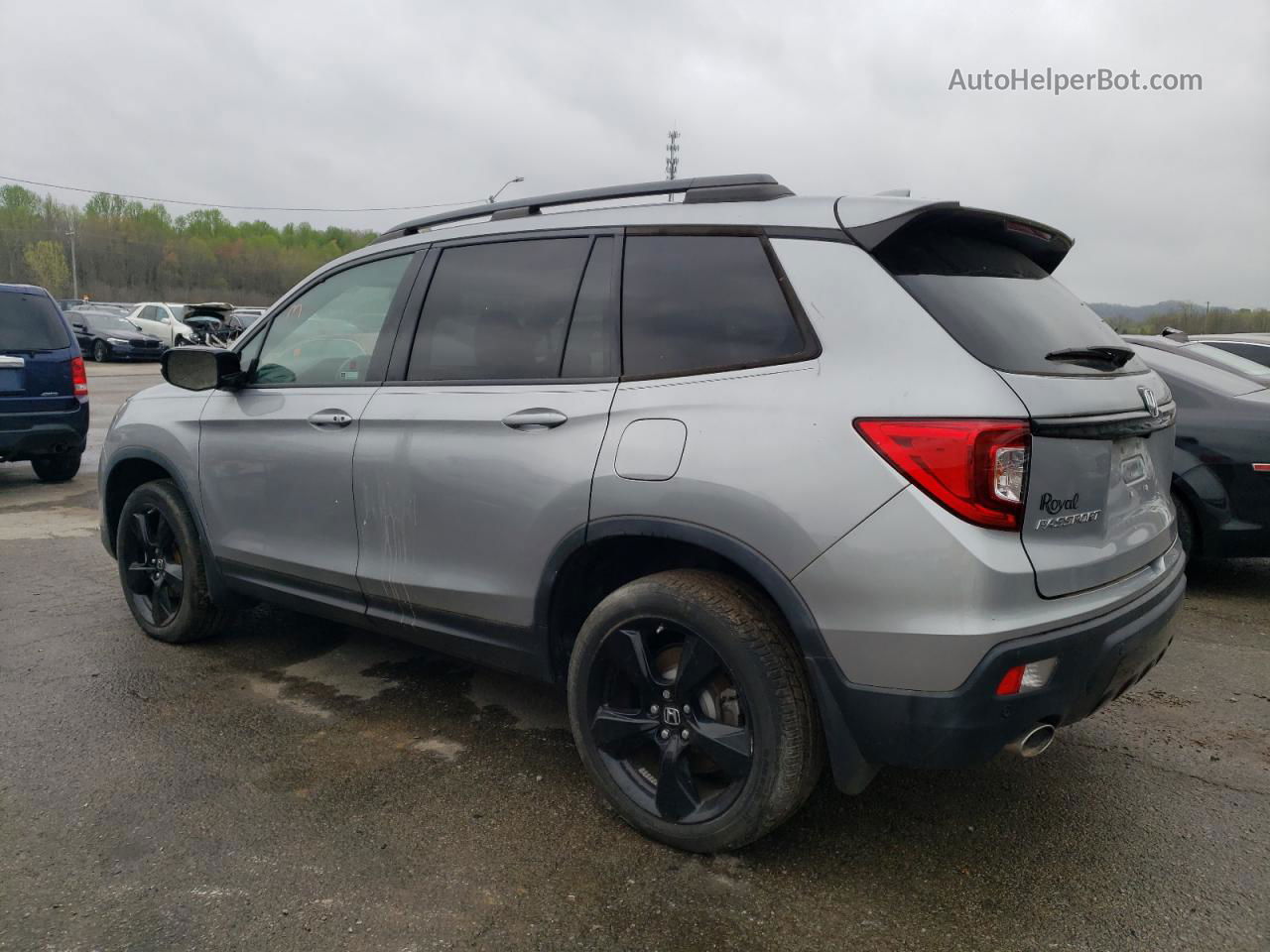 2019 Honda Passport Elite Silver vin: 5FNYF8H05KB009396