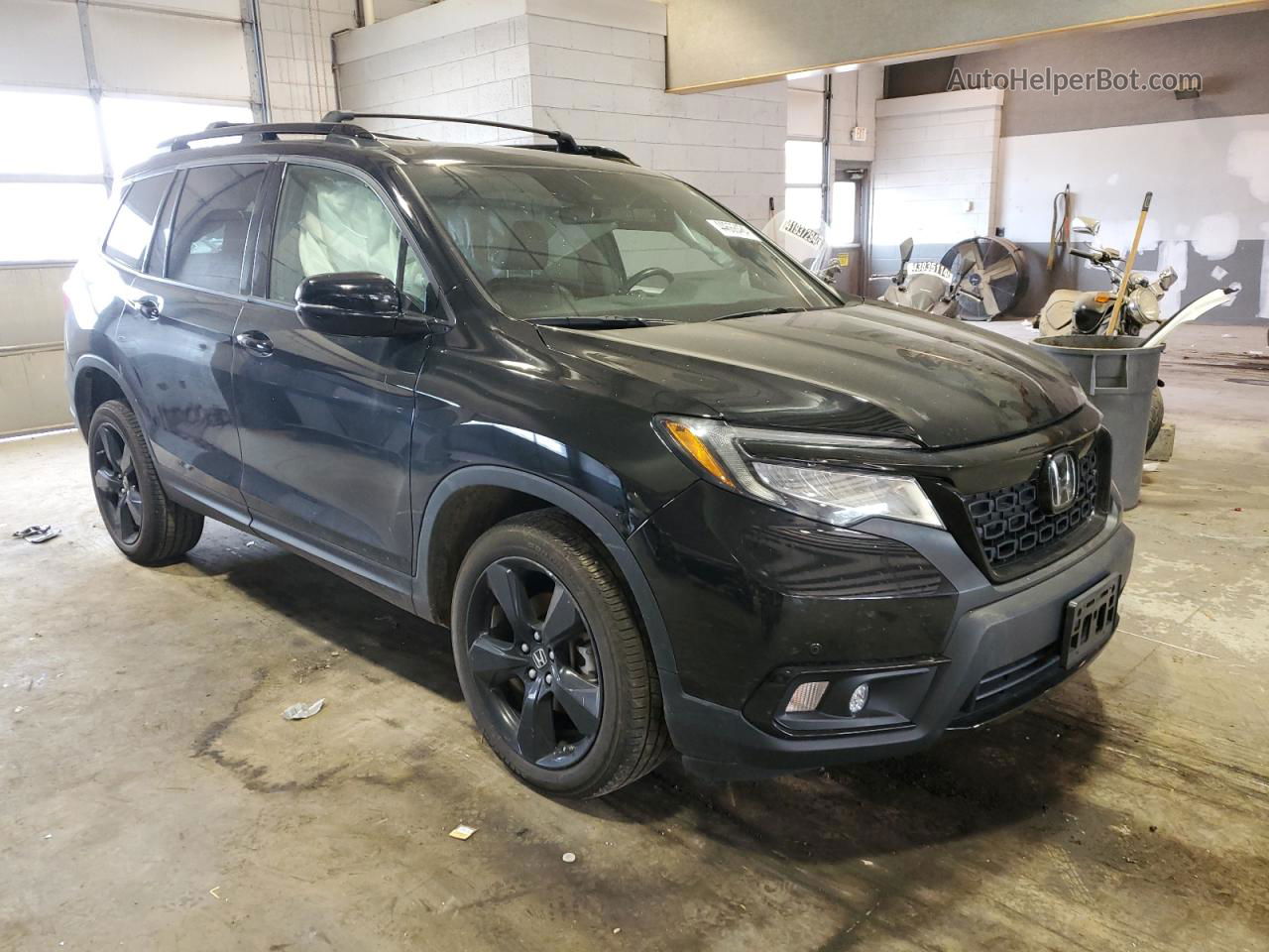 2019 Honda Passport Elite Black vin: 5FNYF8H06KB003378