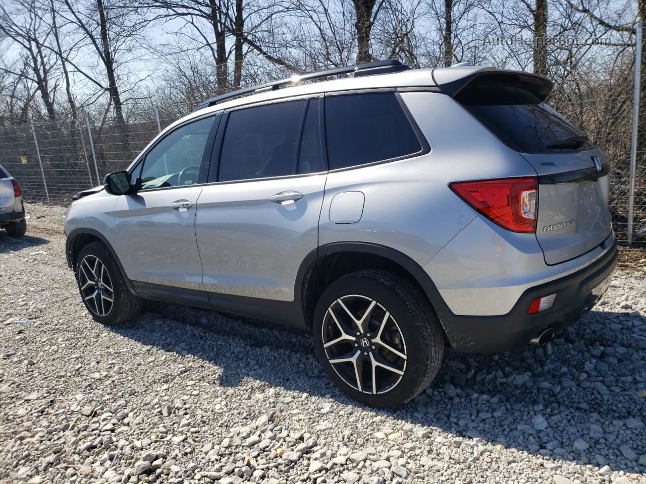 2019 Honda Passport Elite Silver vin: 5FNYF8H06KB007642