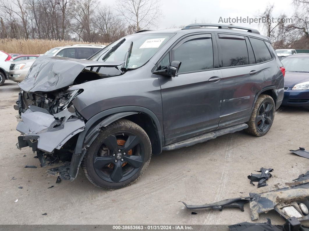 2019 Honda Passport Elite Gray vin: 5FNYF8H07KB014874