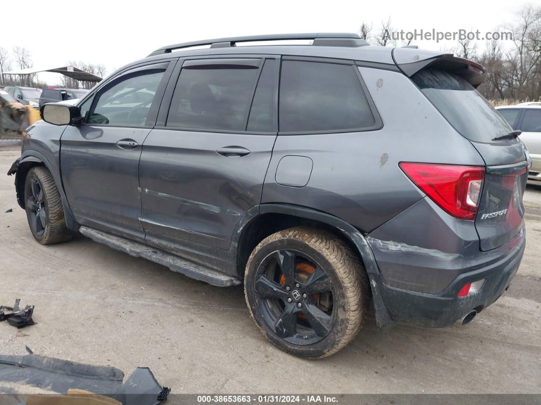 2019 Honda Passport Elite Gray vin: 5FNYF8H07KB014874