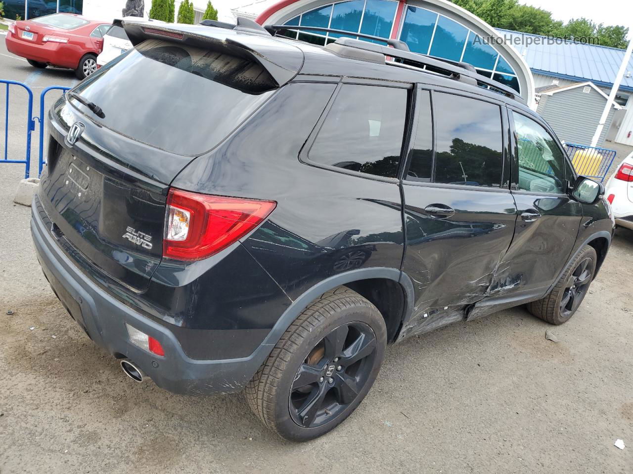 2019 Honda Passport Elite Черный vin: 5FNYF8H07KB017628