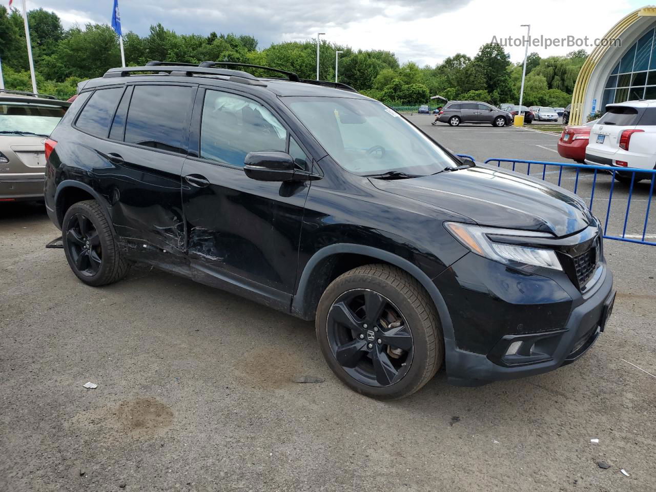 2019 Honda Passport Elite Черный vin: 5FNYF8H07KB017628