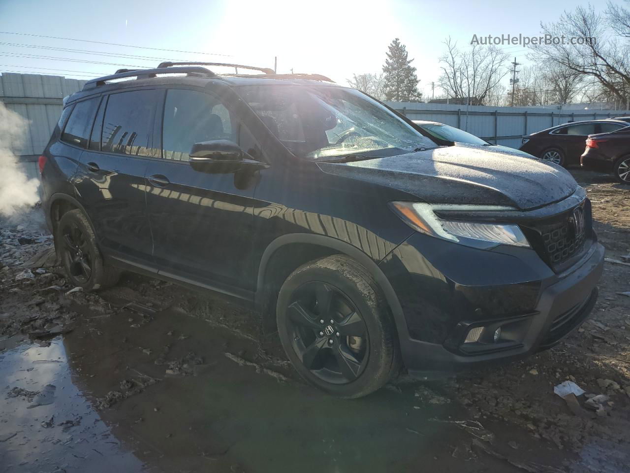 2019 Honda Passport Elite Black vin: 5FNYF8H08KB017640