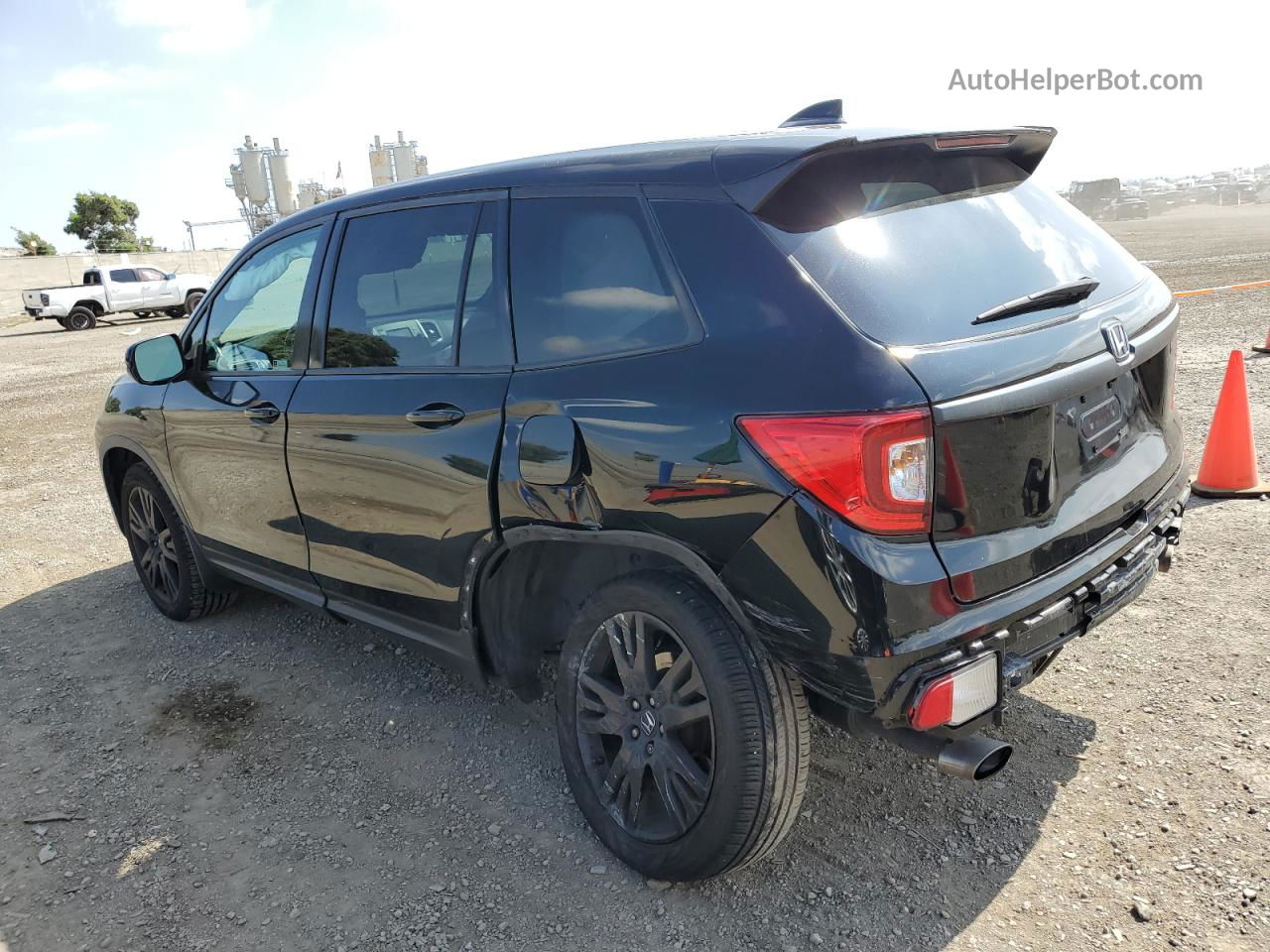 2019 Honda Passport Sport Black vin: 5FNYF8H20KB016595