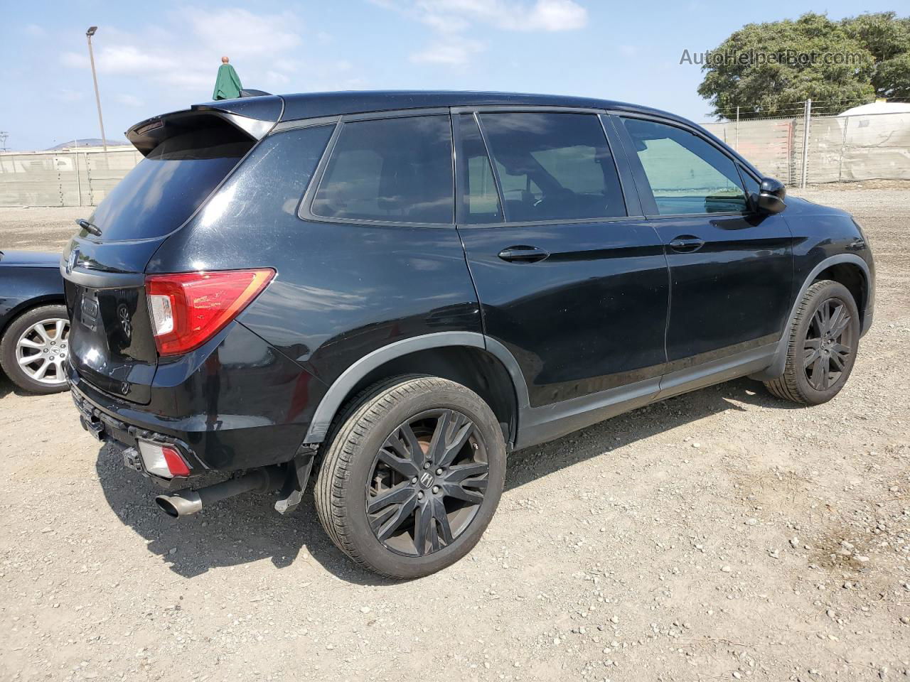 2019 Honda Passport Sport Black vin: 5FNYF8H20KB016595