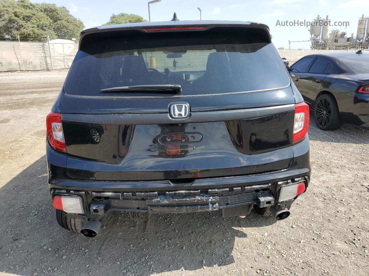 2019 Honda Passport Sport Black vin: 5FNYF8H20KB016595