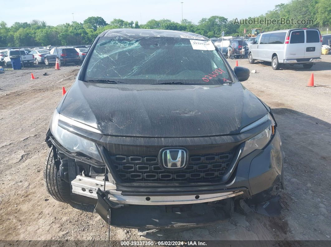 2019 Honda Passport Sport Gray vin: 5FNYF8H24KB026031