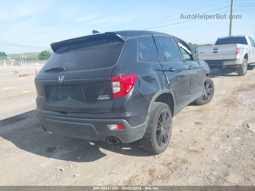 2019 Honda Passport Sport Серый vin: 5FNYF8H24KB026031