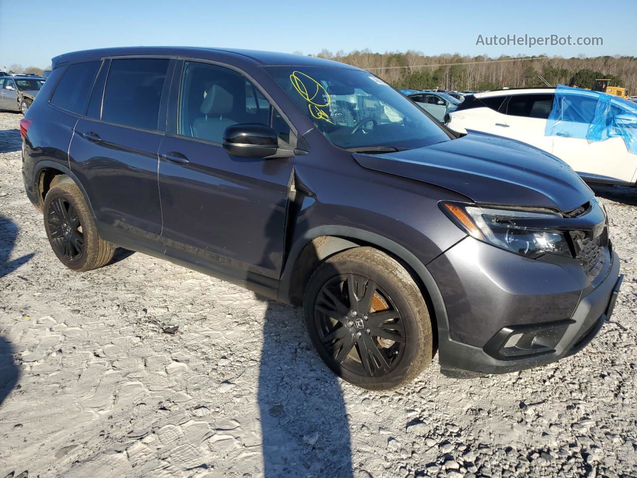 2019 Honda Passport Sport Charcoal vin: 5FNYF8H26KB023390