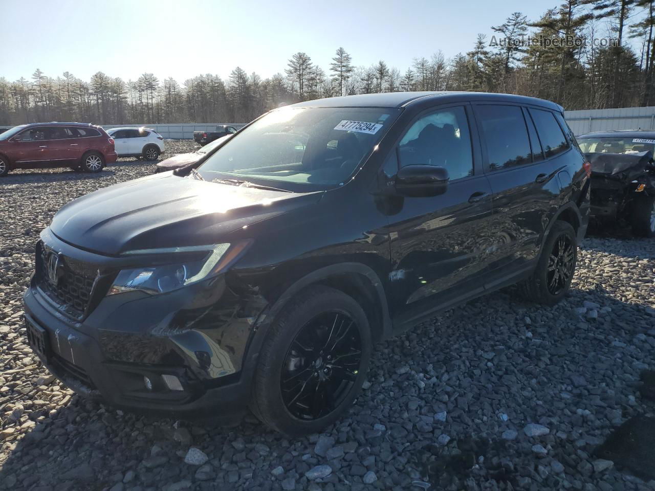 2019 Honda Passport Sport Green vin: 5FNYF8H27KB017355