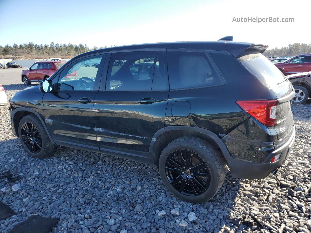 2019 Honda Passport Sport Зеленый vin: 5FNYF8H27KB017355