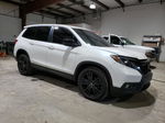 2019 Honda Passport Sport White vin: 5FNYF8H27KB017467