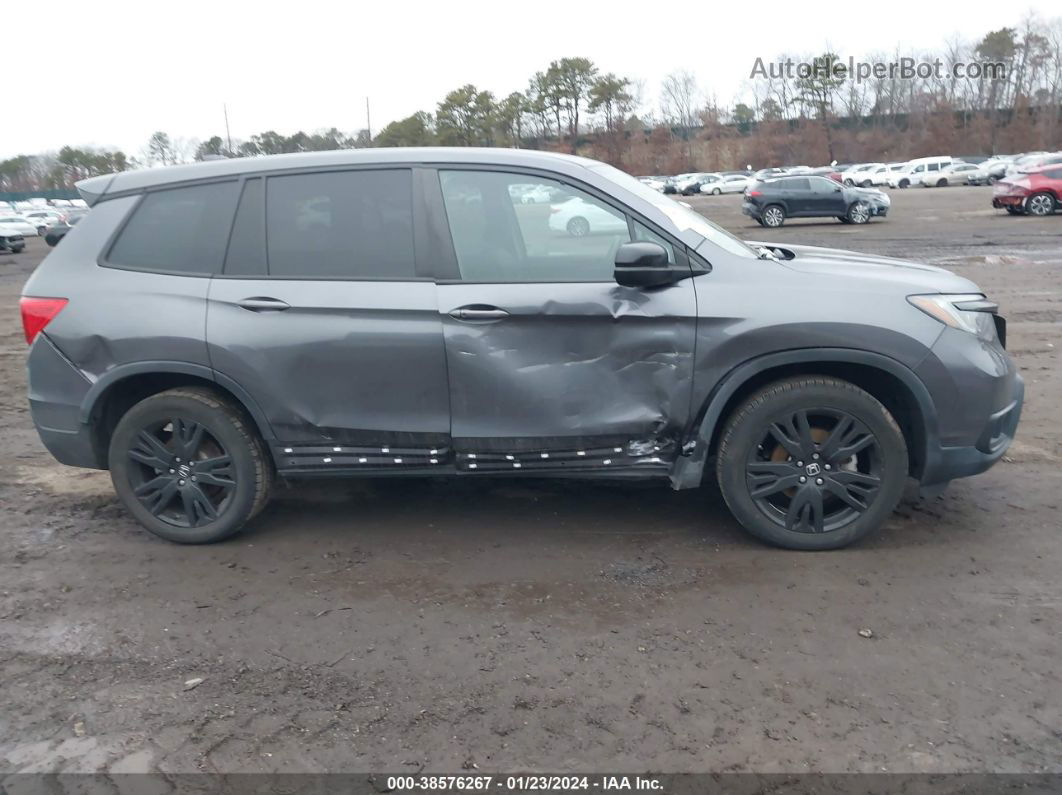 2019 Honda Passport Sport Серый vin: 5FNYF8H27KB027030