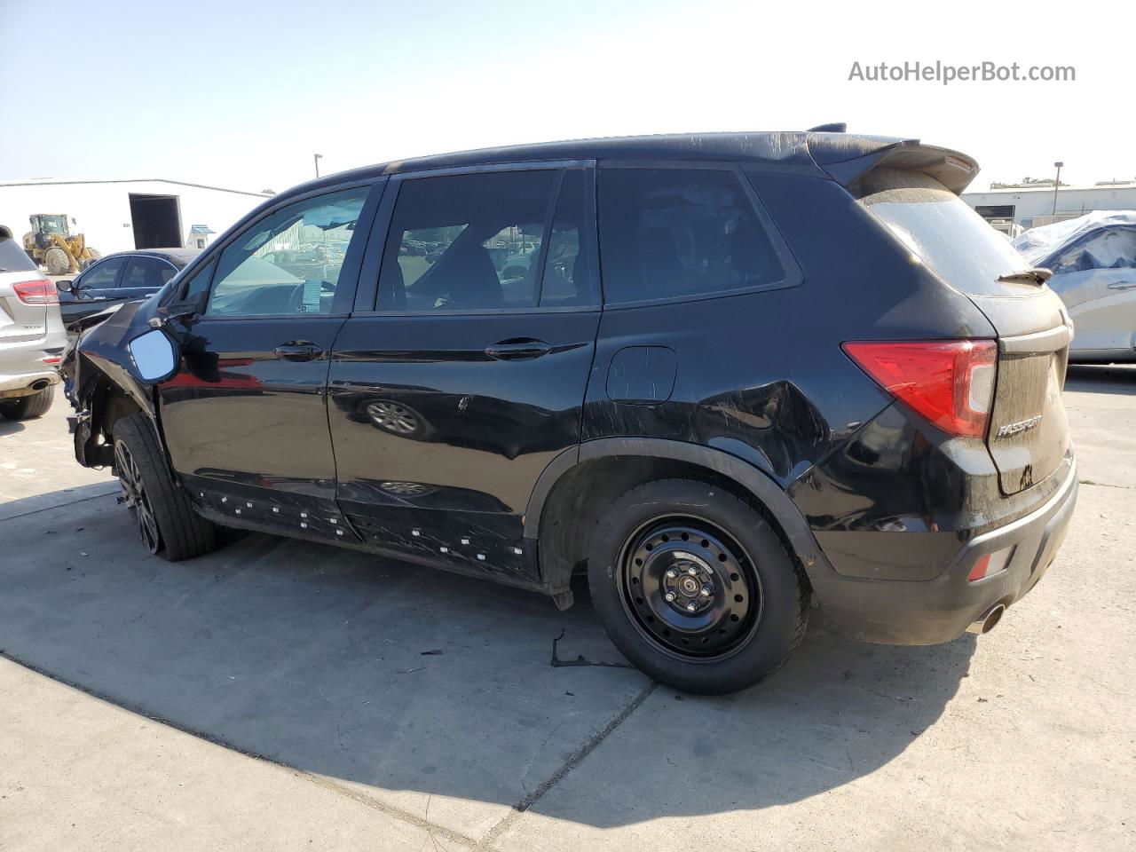 2019 Honda Passport Sport Black vin: 5FNYF8H28KB000290