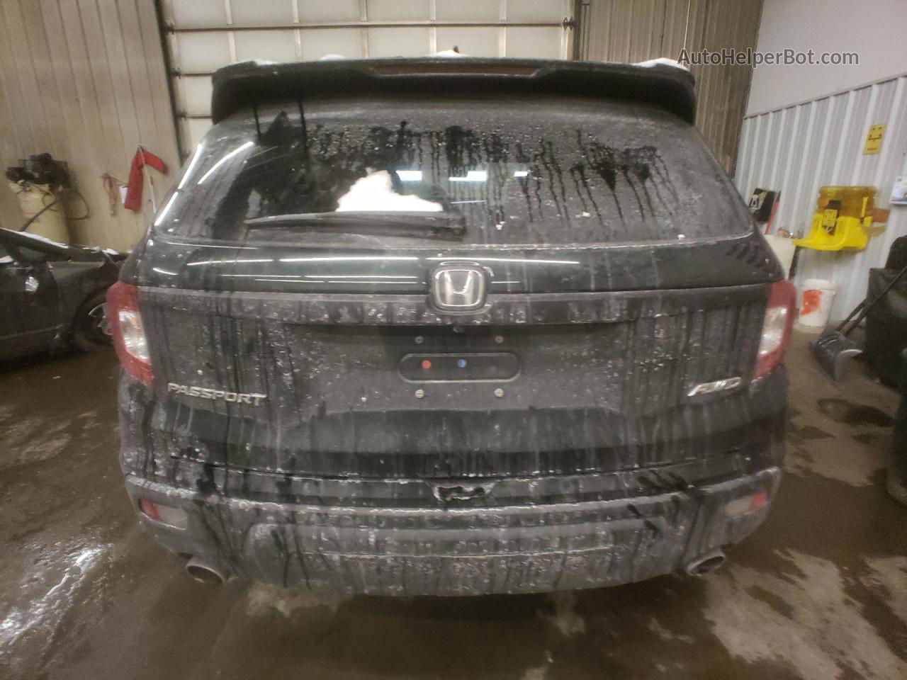 2019 Honda Passport Exl Green vin: 5FNYF8H51KB005549