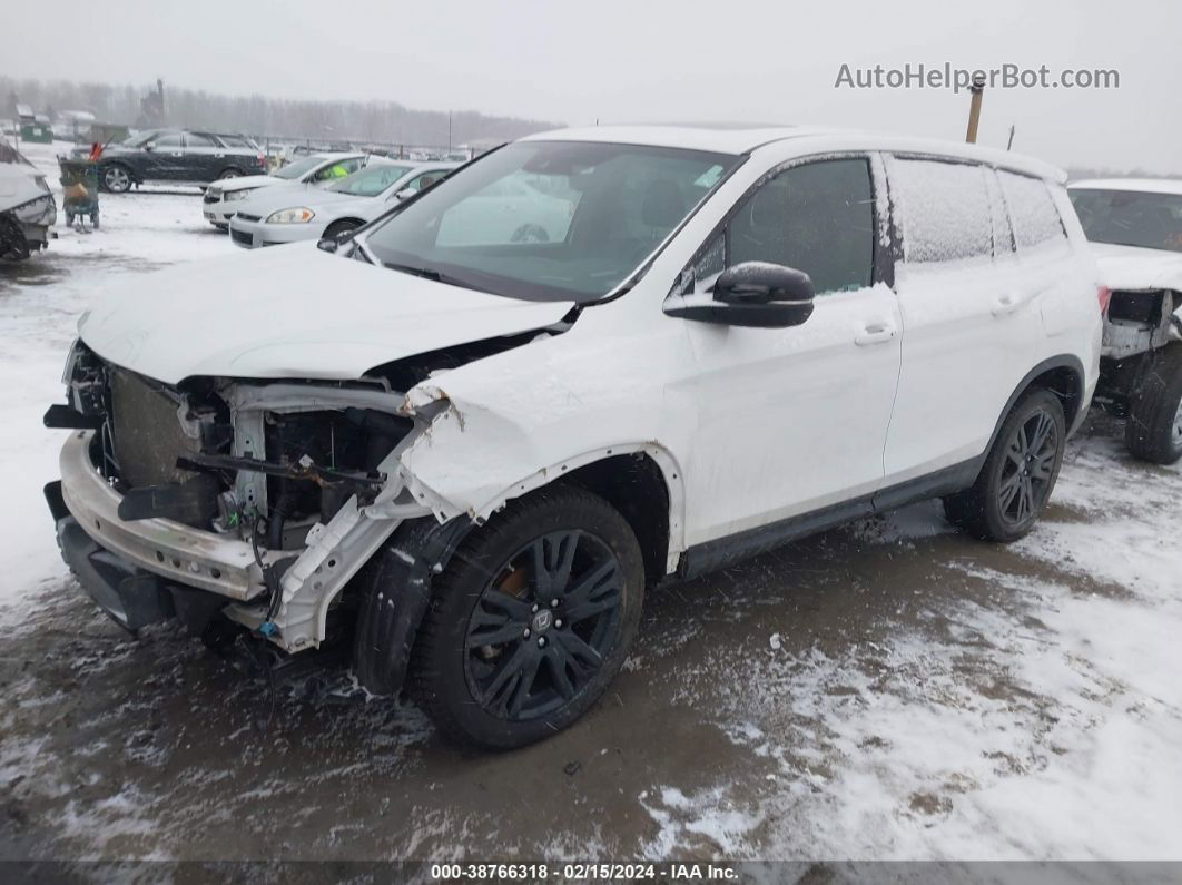 2019 Honda Passport Ex-l Белый vin: 5FNYF8H52KB023767