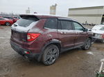 2019 Honda Passport Exl Burgundy vin: 5FNYF8H52KB023929