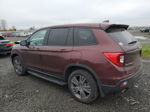 2019 Honda Passport Exl Burgundy vin: 5FNYF8H55KB013377