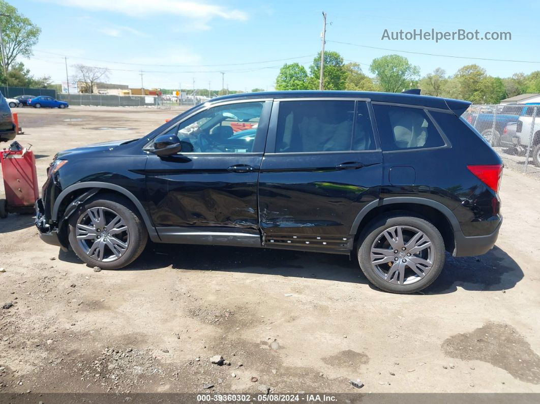 2019 Honda Passport Ex-l Black vin: 5FNYF8H55KB020944