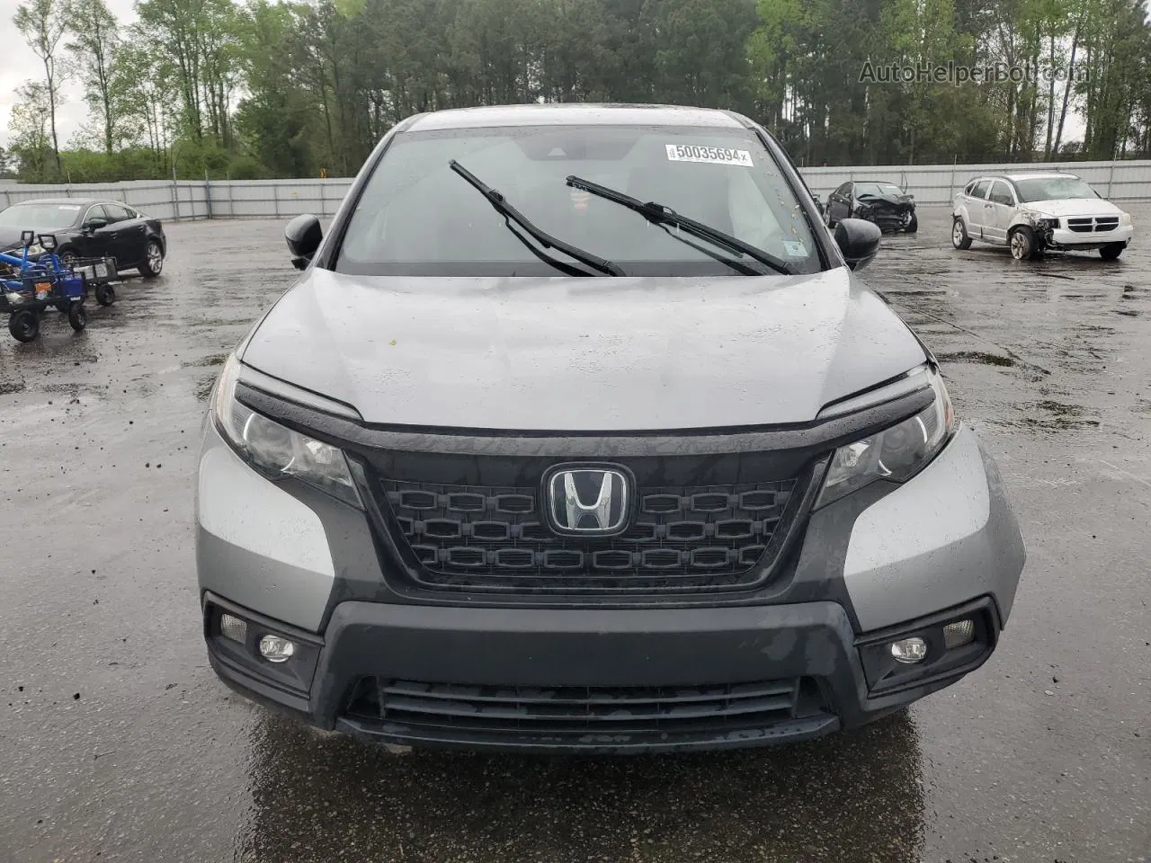 2019 Honda Passport Exl Silver vin: 5FNYF8H55KB025495