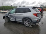 2019 Honda Passport Exl Silver vin: 5FNYF8H55KB025495