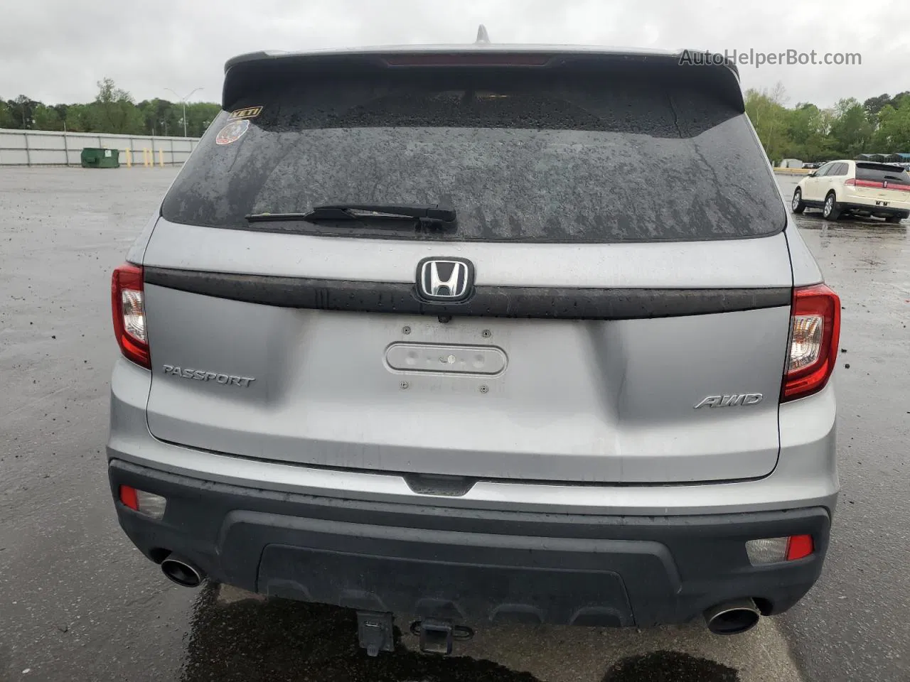 2019 Honda Passport Exl Silver vin: 5FNYF8H55KB025495