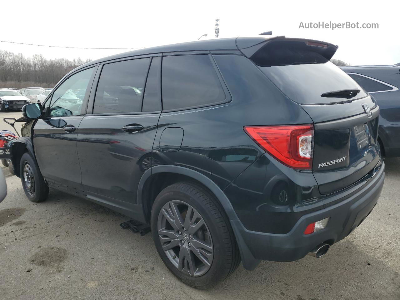 2019 Honda Passport Exl Green vin: 5FNYF8H56KB012092