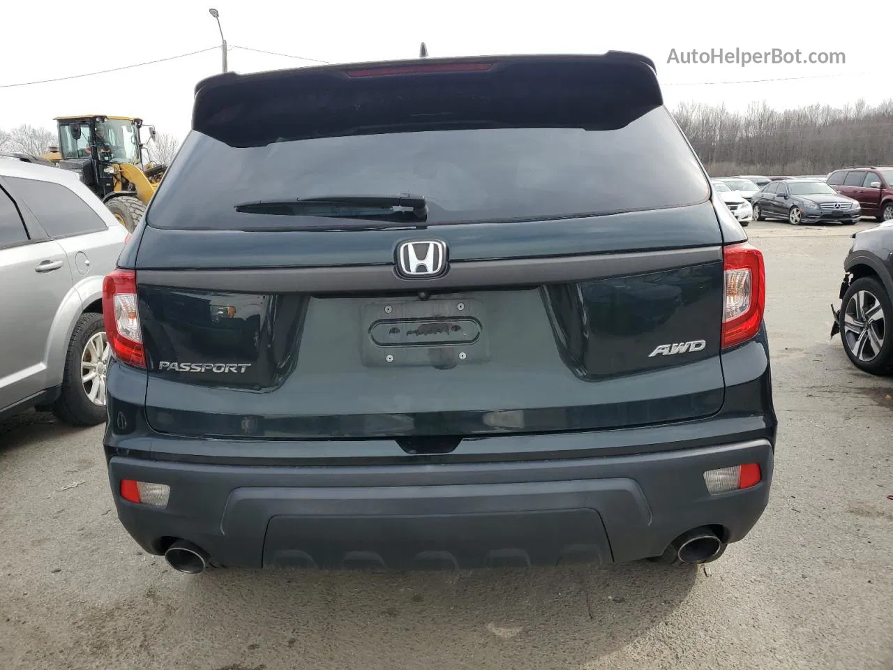 2019 Honda Passport Exl Зеленый vin: 5FNYF8H56KB012092