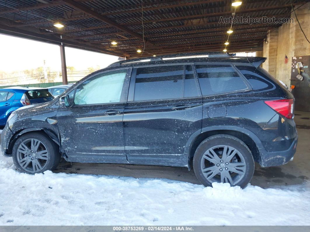 2019 Honda Passport Ex-l Black vin: 5FNYF8H56KB020824