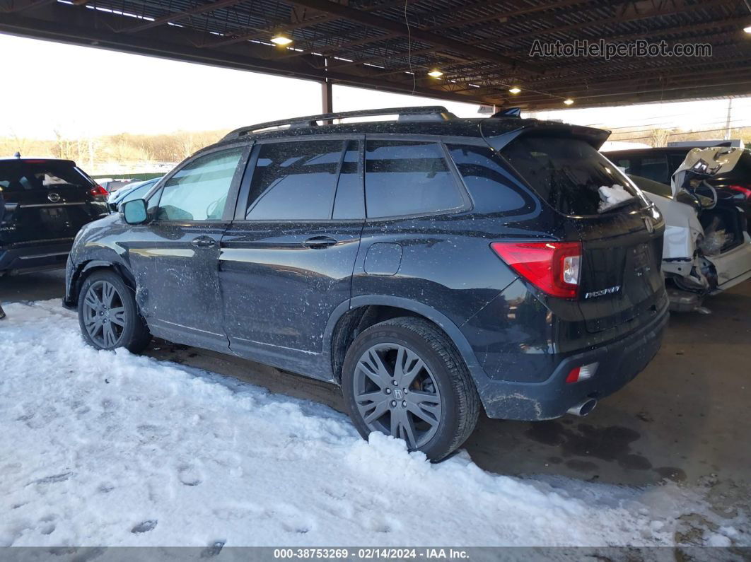 2019 Honda Passport Ex-l Черный vin: 5FNYF8H56KB020824