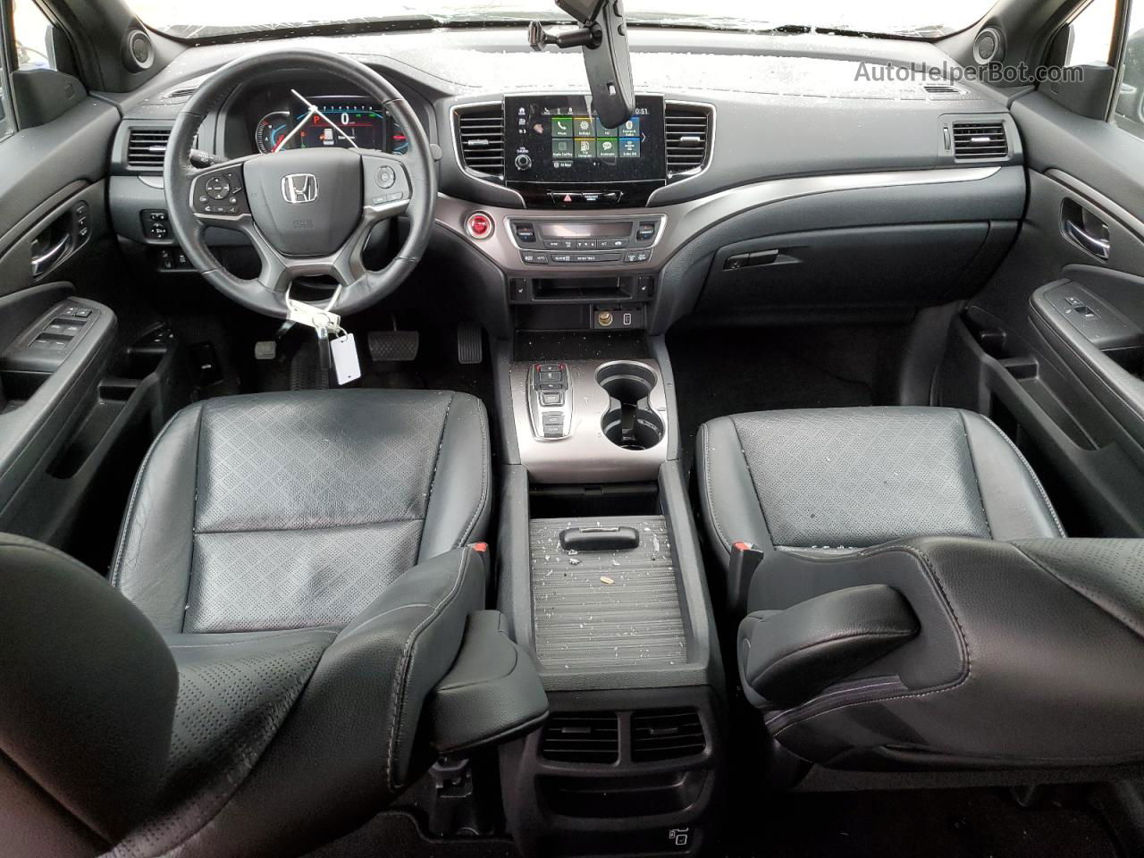 2019 Honda Passport Exl Черный vin: 5FNYF8H57KB007726