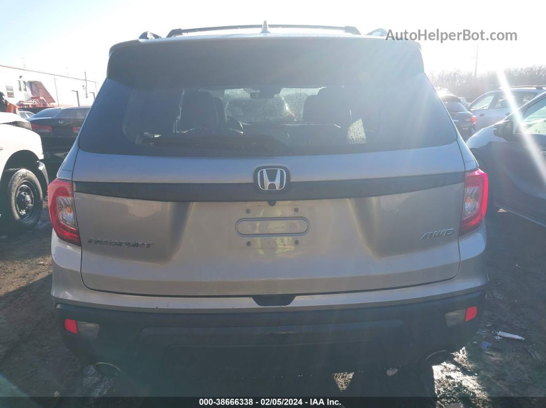 2019 Honda Passport Ex-l Серебряный vin: 5FNYF8H59KB007176