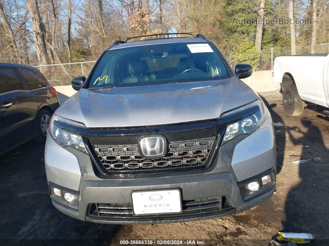 2019 Honda Passport Ex-l Silver vin: 5FNYF8H59KB007176