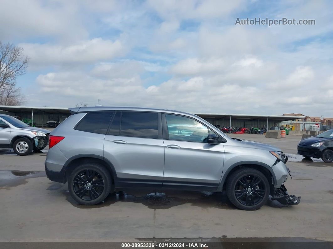 2019 Honda Passport Ex-l Gray vin: 5FNYF8H5XKB010443