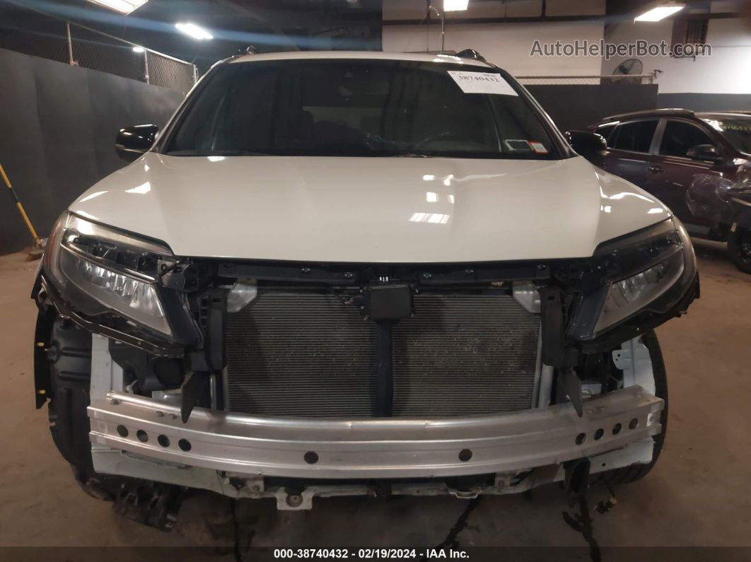 2019 Honda Passport Touring White vin: 5FNYF8H91KB012861