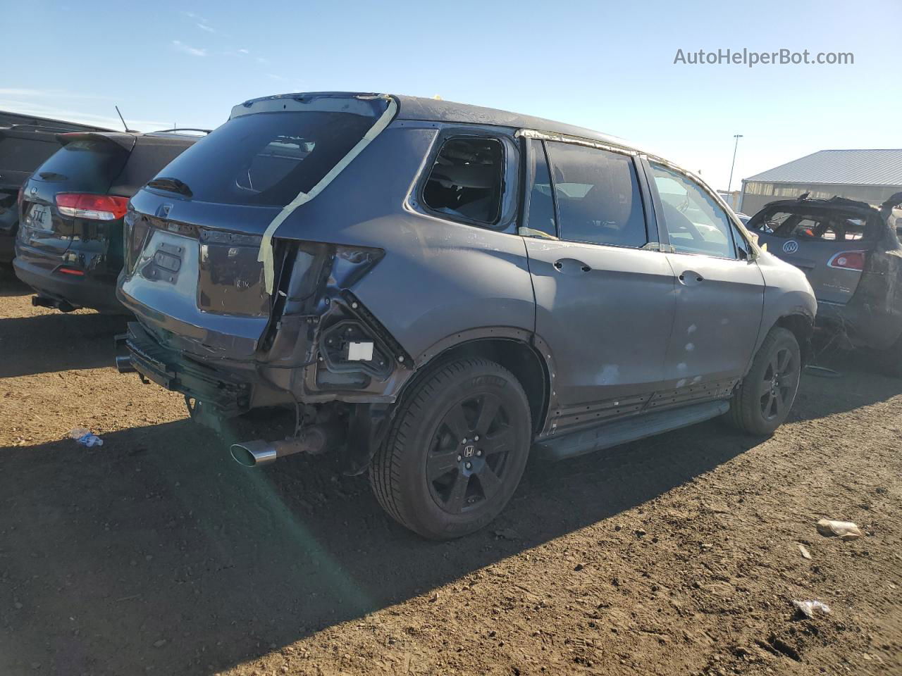 2019 Honda Passport Touring Черный vin: 5FNYF8H91KB025951