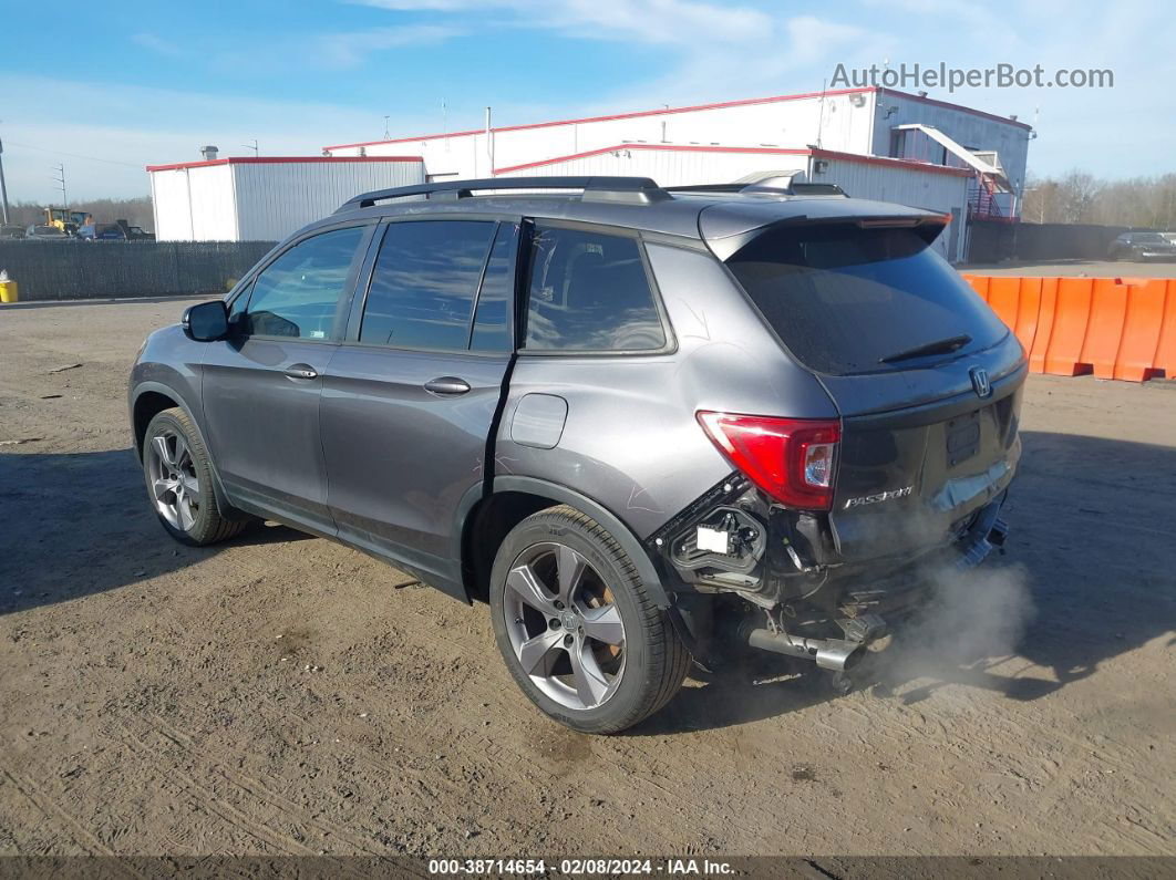 2019 Honda Passport Touring Gray vin: 5FNYF8H92KB003439