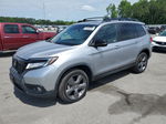 2019 Honda Passport Touring Silver vin: 5FNYF8H93KB024414