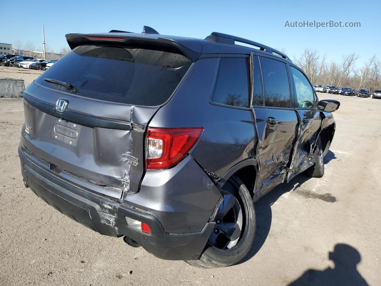 2019 Honda Passport Touring Charcoal vin: 5FNYF8H97KB003212