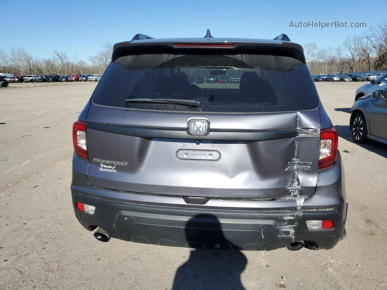 2019 Honda Passport Touring Charcoal vin: 5FNYF8H97KB003212